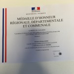 Remises des médailles : 3 juin 2016